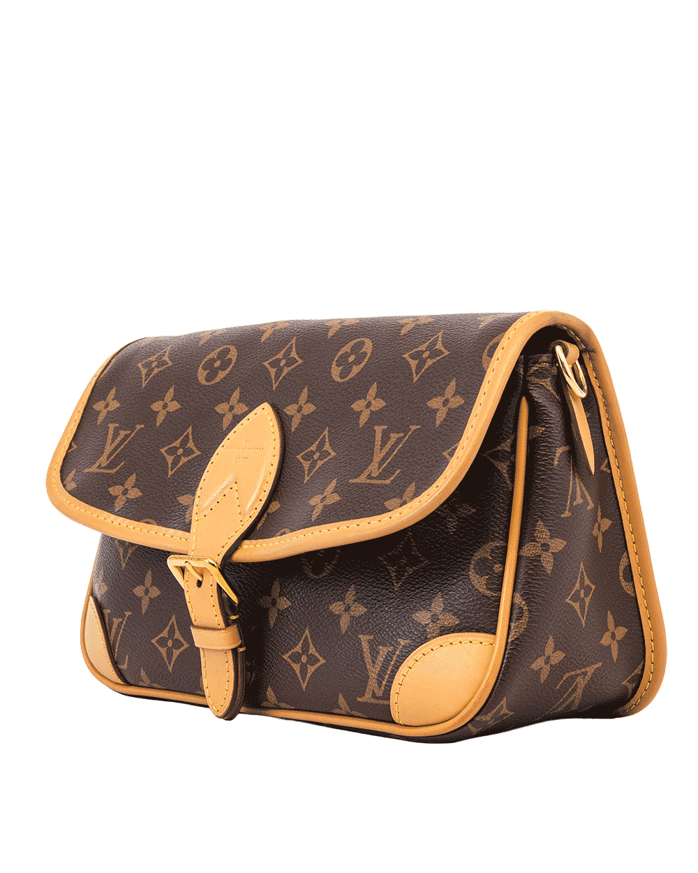 52 LV DIANE PM BROWN MONOGRAM CANVAS GHW MICROCHIP 0479