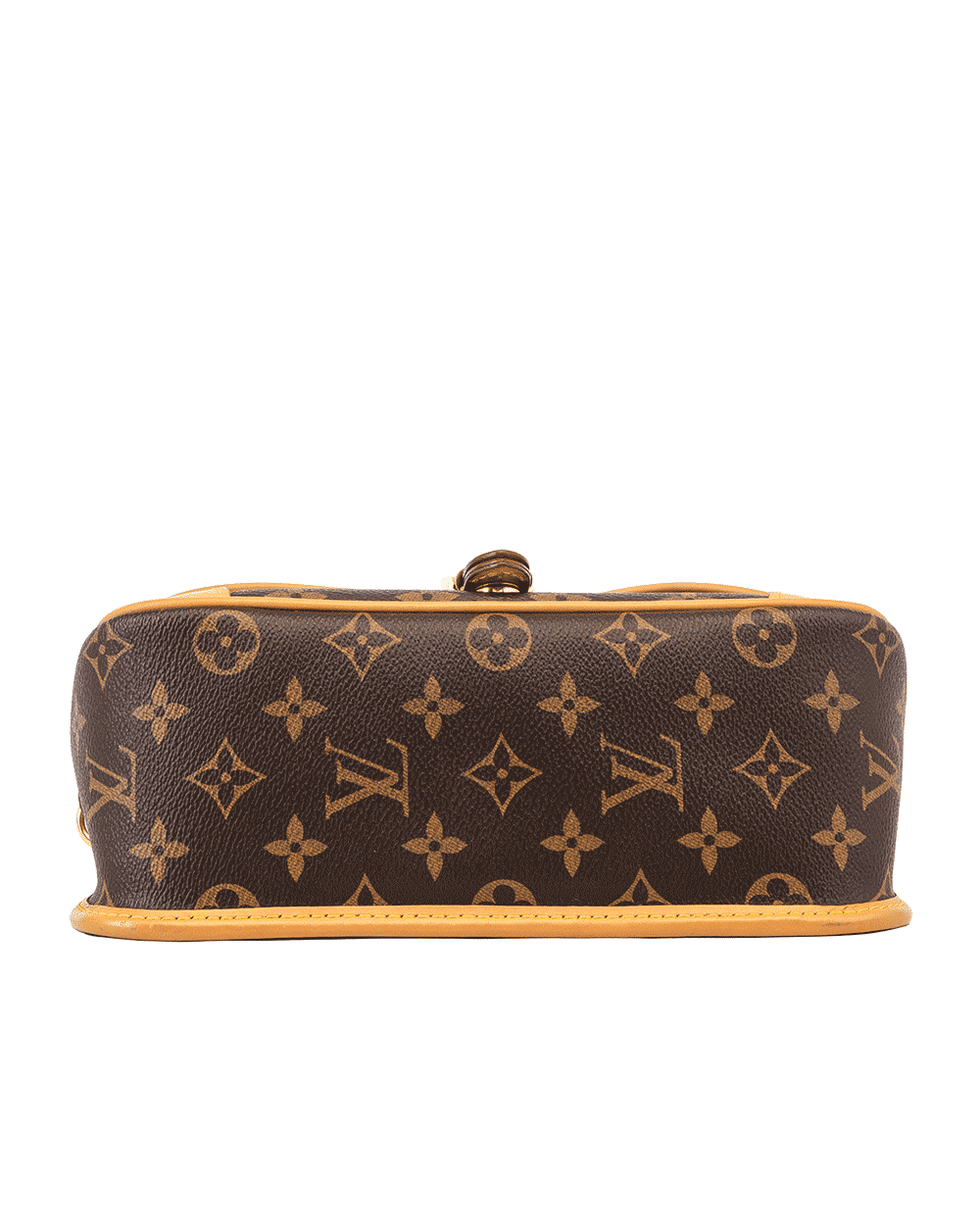 52 LV DIANE PM BROWN MONOGRAM CANVAS GHW MICROCHIP 0482