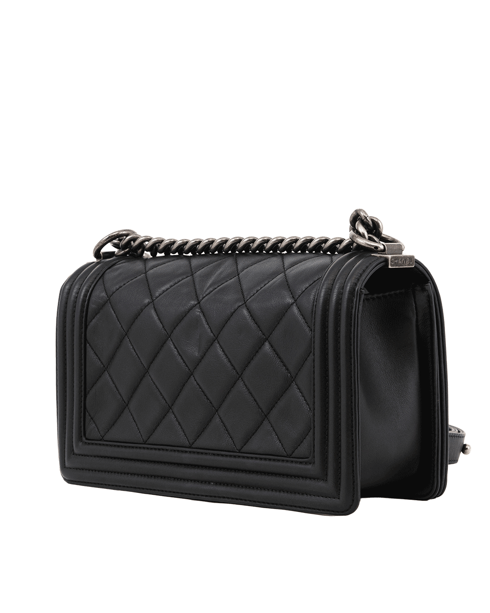 53 CHANEL BOY 10 BLACK LAMB RHW 19086324 0530