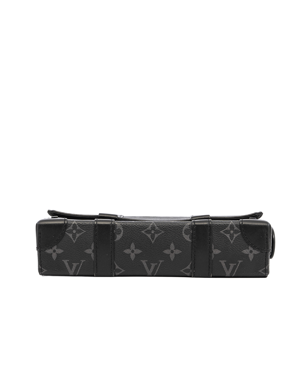 53 LV TRUNK MESSENGER ECLIPSE MONOGRAM CANVAS SOBLACK MICROCHIP 0342