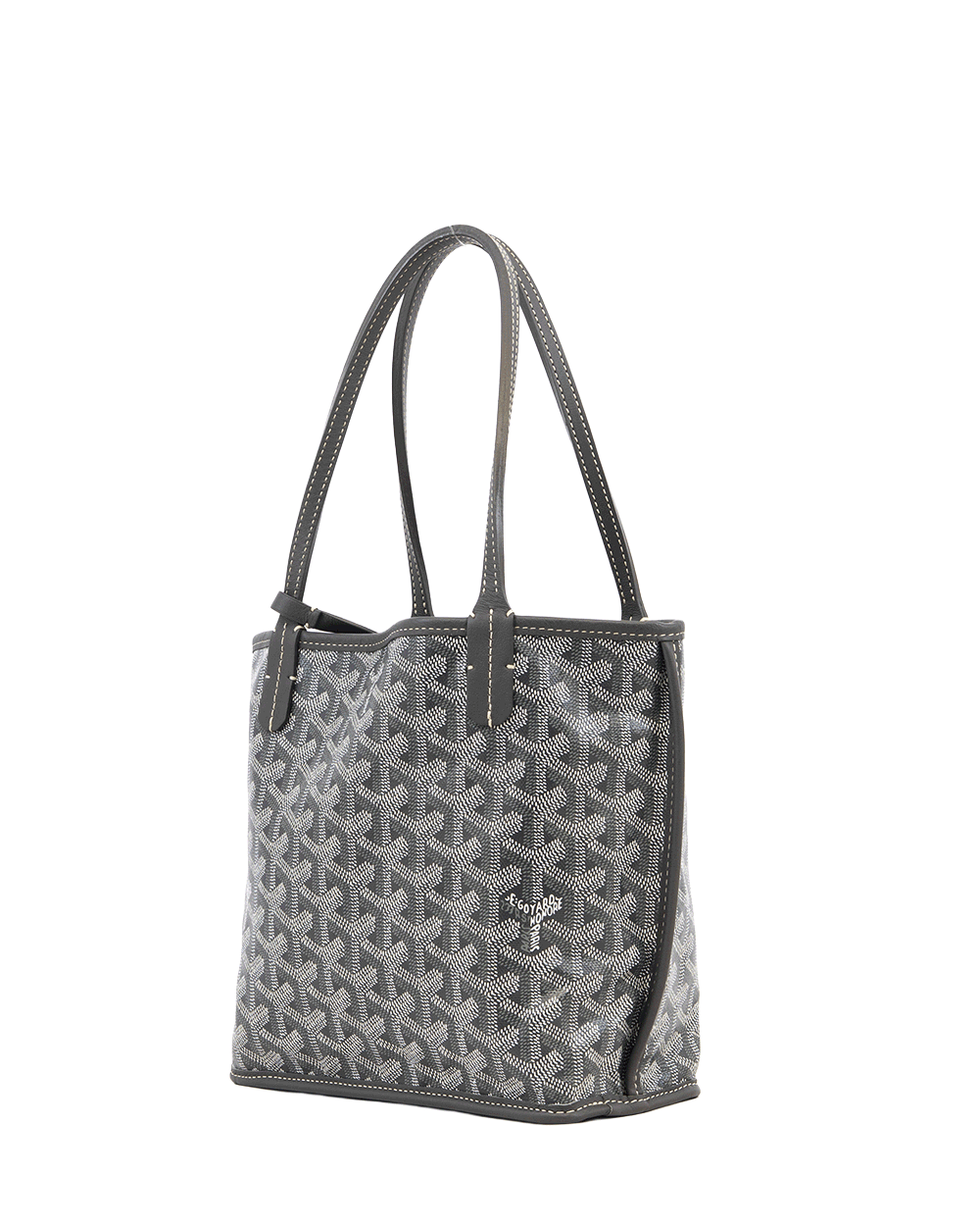 55 GOYARD ANJOU MINI GRAY CANVAS SHW SUT020256 0323