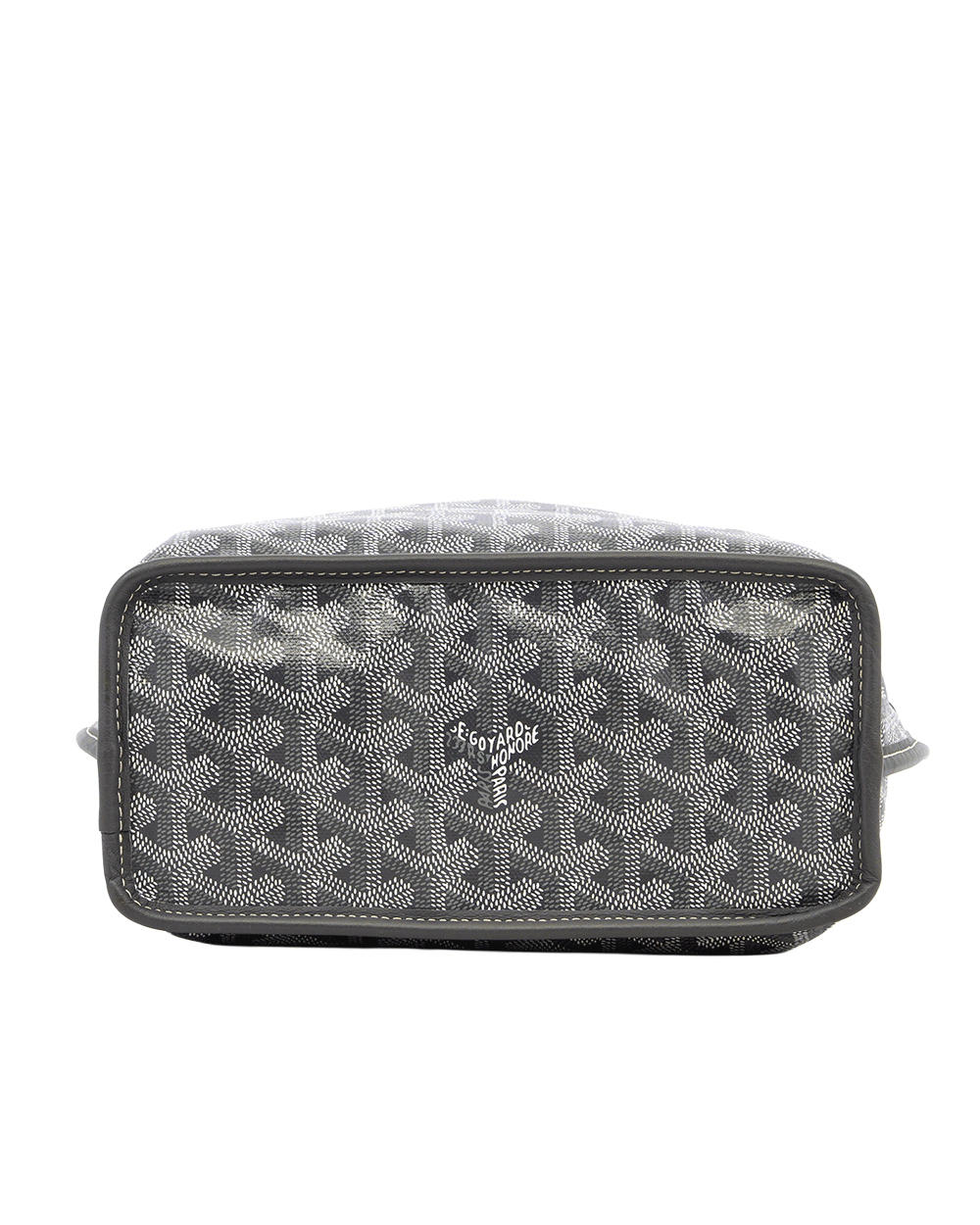 55 GOYARD ANJOU MINI GRAY CANVAS SHW SUT020256 0329