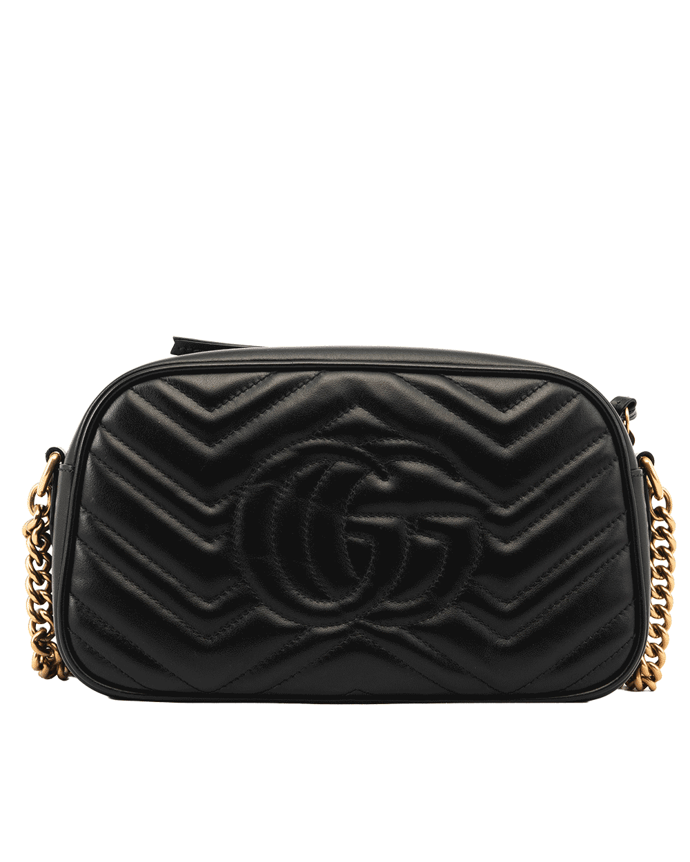 56 GUCCI MARMONT CAMERA 24 BLACK CALF GHW 447632 213317 0576