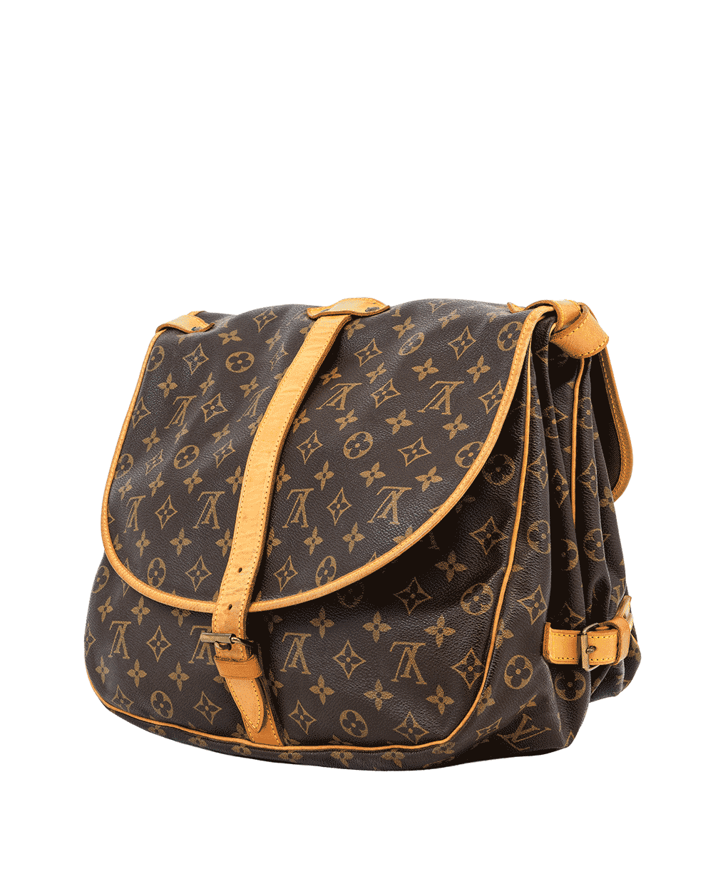 56 LV SAUMUR 35 BROWN MONOGRAM CANVAS GHW AR0913 0874