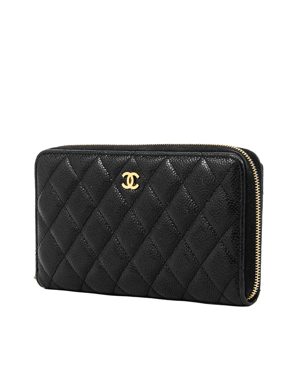 58 CHANEL ZIPPY WALLET LONG BLACK CAVIAR GHW 31634903 0911