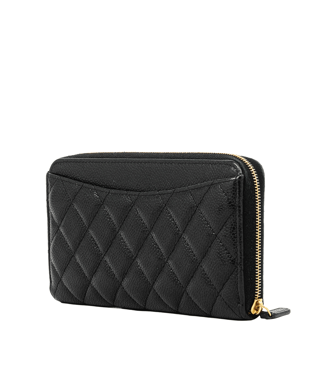 58 CHANEL ZIPPY WALLET LONG BLACK CAVIAR GHW 31634903 0912