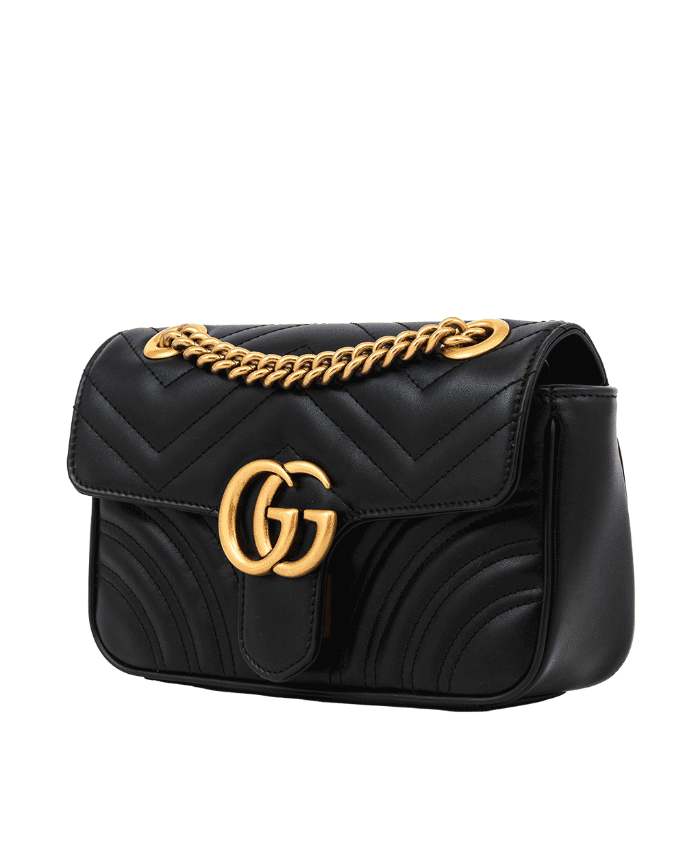 59 GUCCI GG MARMONT 22 BLACK CALF GHW 446744 527066 0018