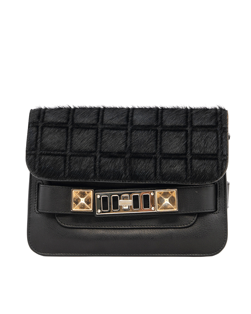 59 PROENZA SCHOULER PS11 BLACK CALF GHW 0355