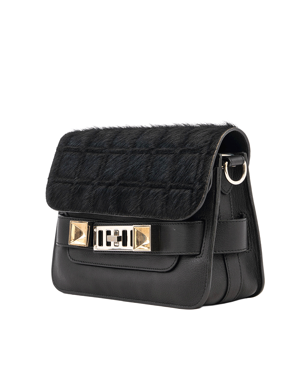 59 PROENZA SCHOULER PS11 BLACK CALF GHW 0356
