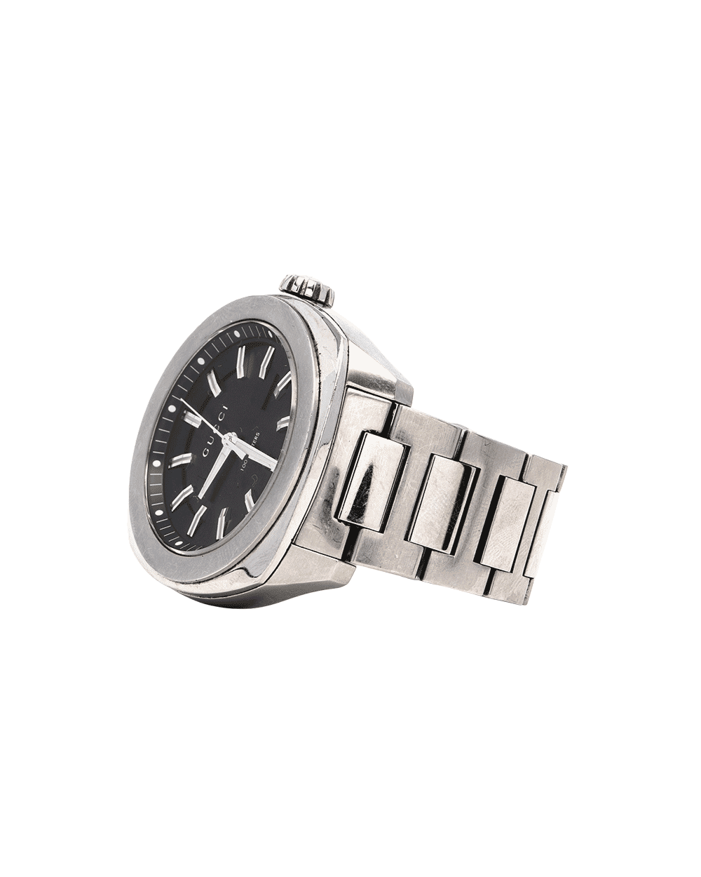 6 GUCCI GG2570 WATCH 40 MM BLACK STAINLESS STEEL SHW 17222521 1603