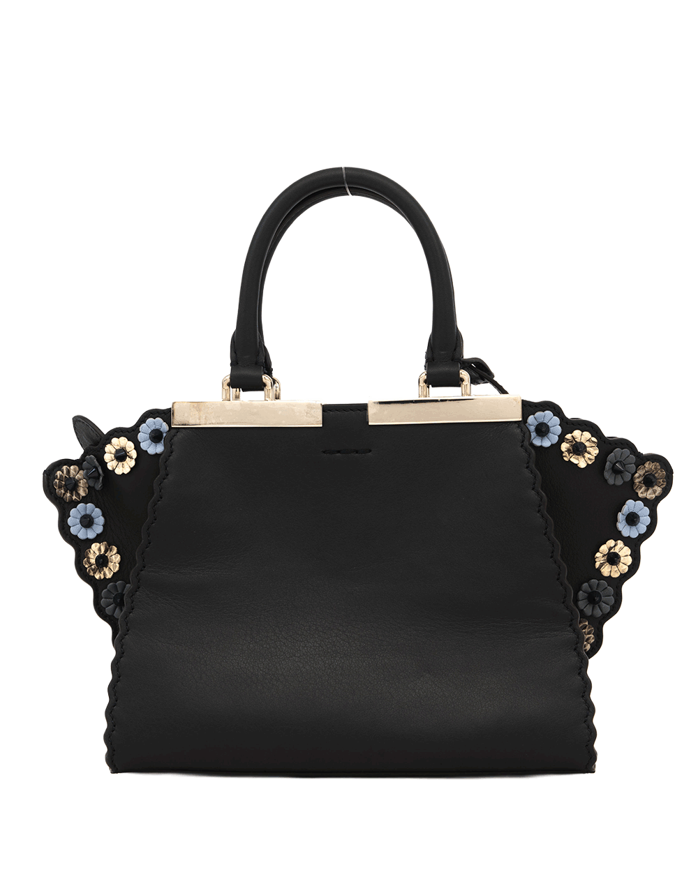 60 FENDI 3 JOURS TOTE MINI BLACK CALF SHW 8 BH333 A1AY 1059