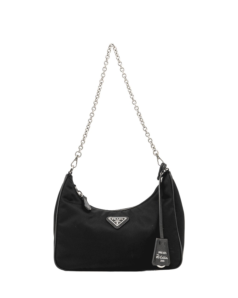 61 PRADA RE EDITION 2005 BLACK NYLON SHW MICROCHIP 0807