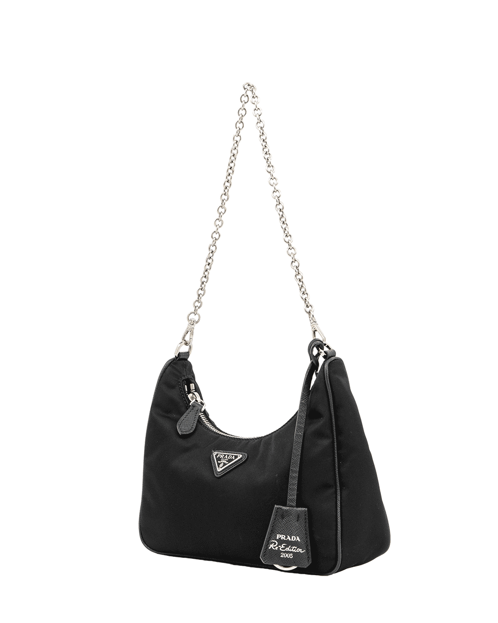 61 PRADA RE EDITION 2005 BLACK NYLON SHW MICROCHIP 0809