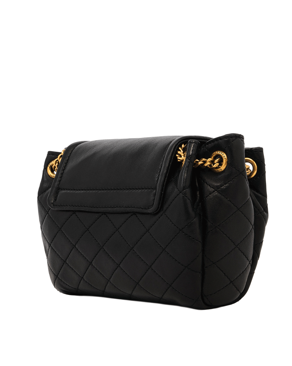 62 YSL NOLITA MINI BLACK CALF GHW PMR672738 0722 1020