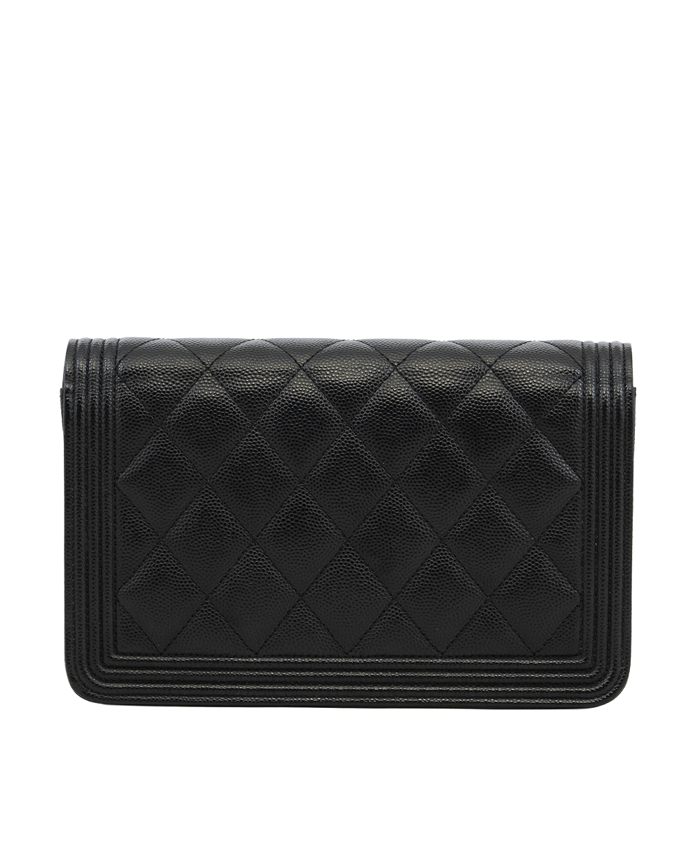 63 CHANEL BOY WOC 7.5 BLACK CAVIAR SHW 25445173 0148