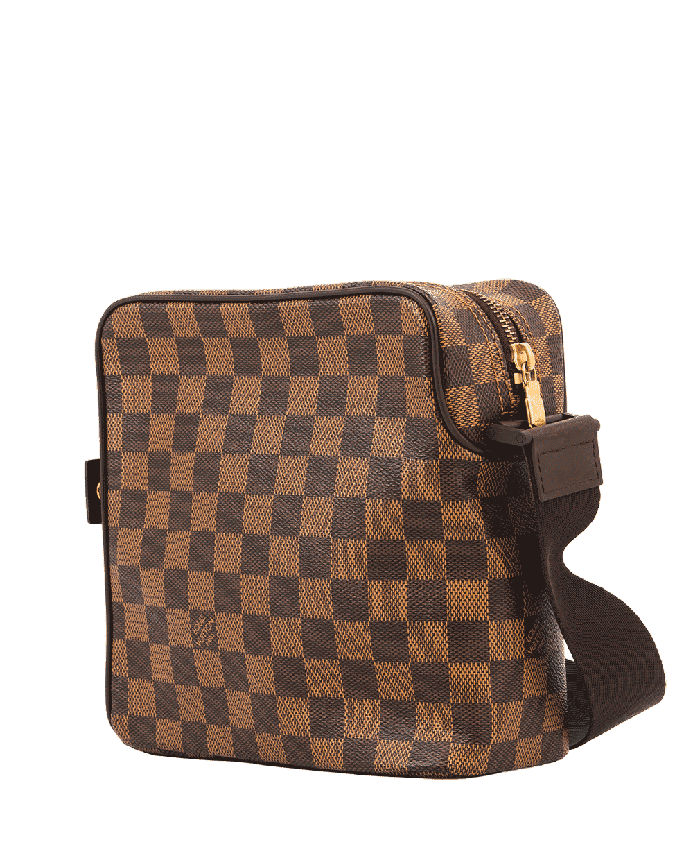 63 LV OLAV PM BROWN DAMIER CANVAS GHW MI0056 0667
