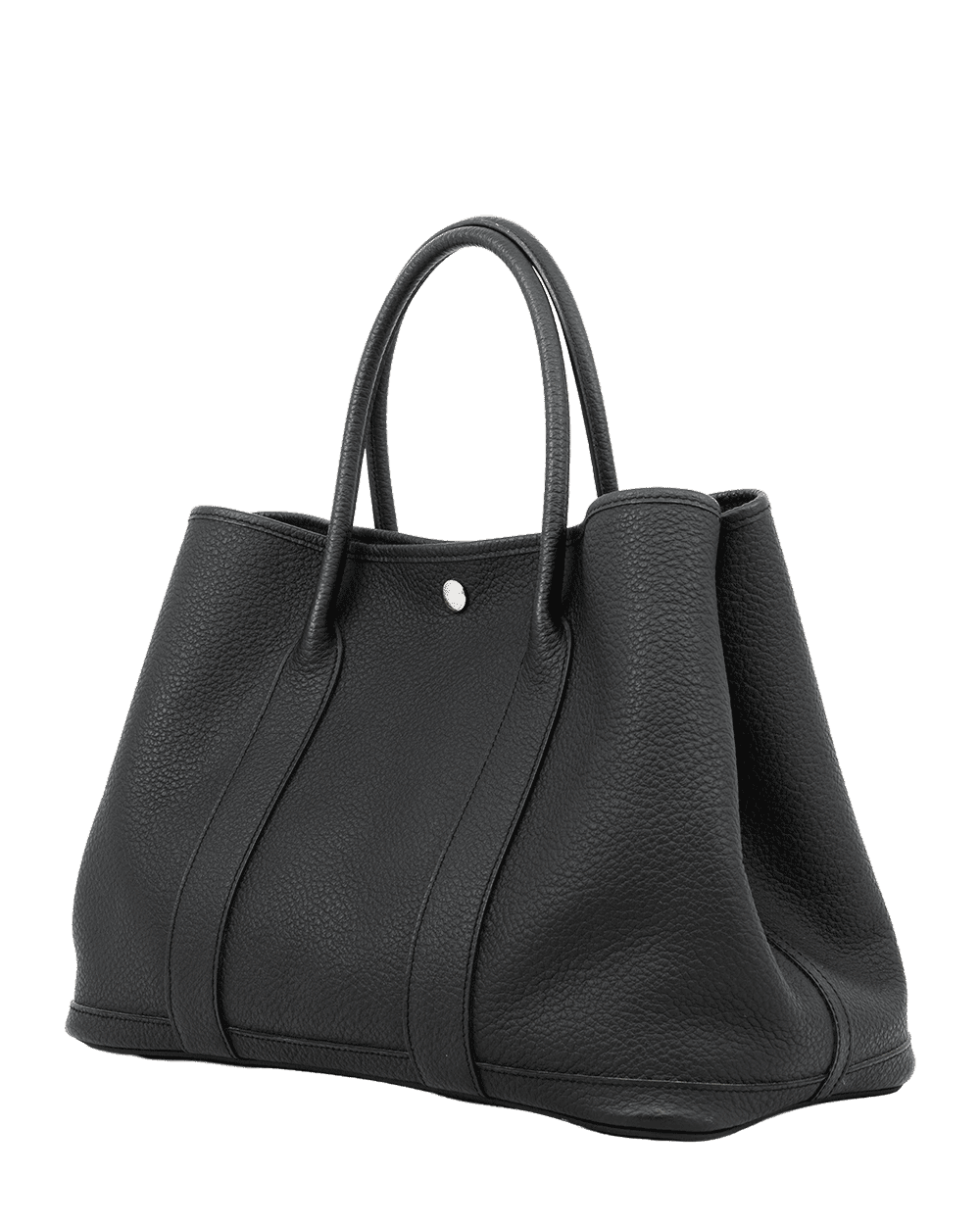 65 HERMES GARDEN PARTY 36 GREY DARK BRONZE TOGO SHW X GS 001 HI 0831