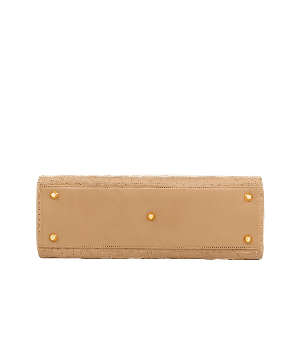 66 DIOR LADY LARGE BROWN PATENT GHW MA 0031 0715