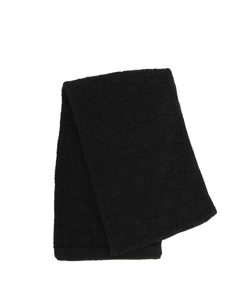 67 LV SNUG SCARF S BLACK WOOL 1311