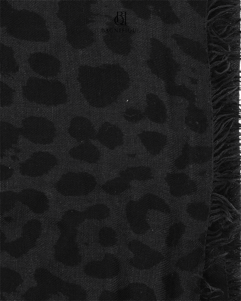 67 YSL TUCH SEIDE FOULARD CARRE SCARF BLACK 0754