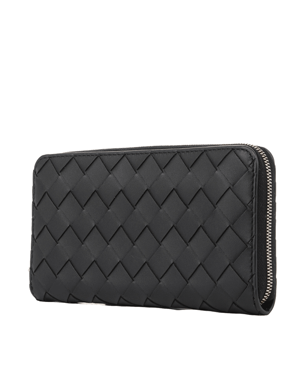 68 BOTTEGA ZIPPY WALLET LONG BLACK CALF SHW 0927