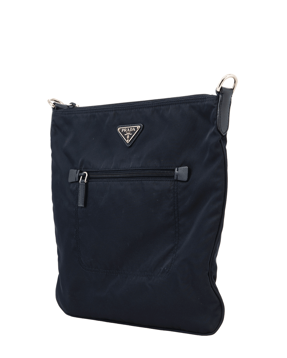 68 PRADA MESSENGER NAVY NYLON SHW 0562