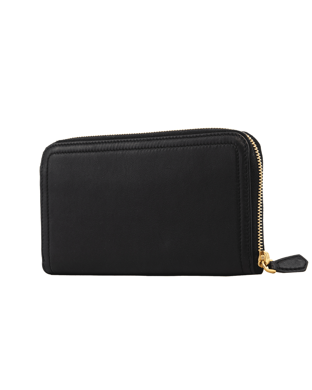 69 PRADA ZIPPY WALLET LONG BLACK BEIGE CALF GHW 0219