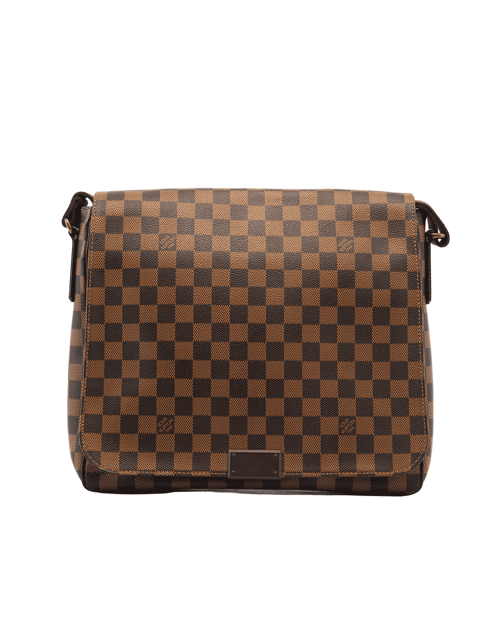 7 LV DISTRIC MESSENGER MM BROWN DAMIER CANVAS BHW CA4183 1433