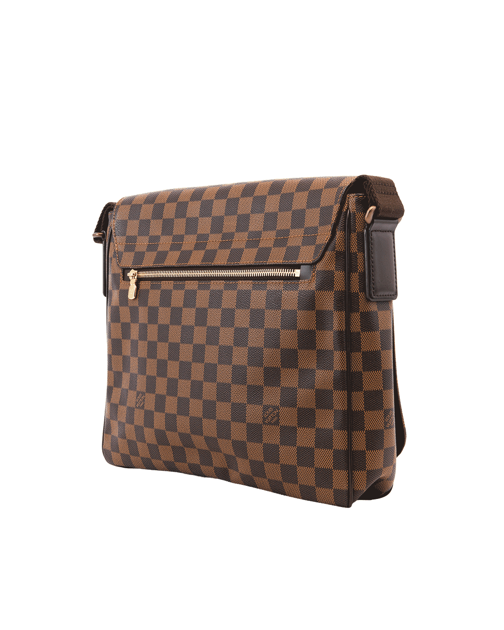 7 LV DISTRIC MESSENGER MM BROWN DAMIER CANVAS BHW CA4183 1435
