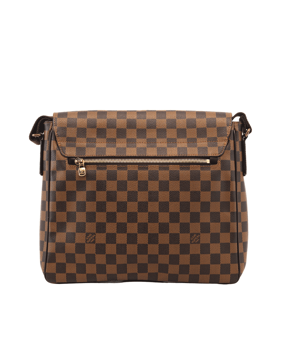 7 LV DISTRIC MESSENGER MM BROWN DAMIER CANVAS BHW CA4183 1436
