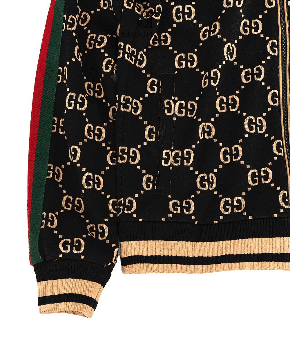 70 GUCCI GG JACQUARD JACKET XL NAVY COTTON SHW 1331