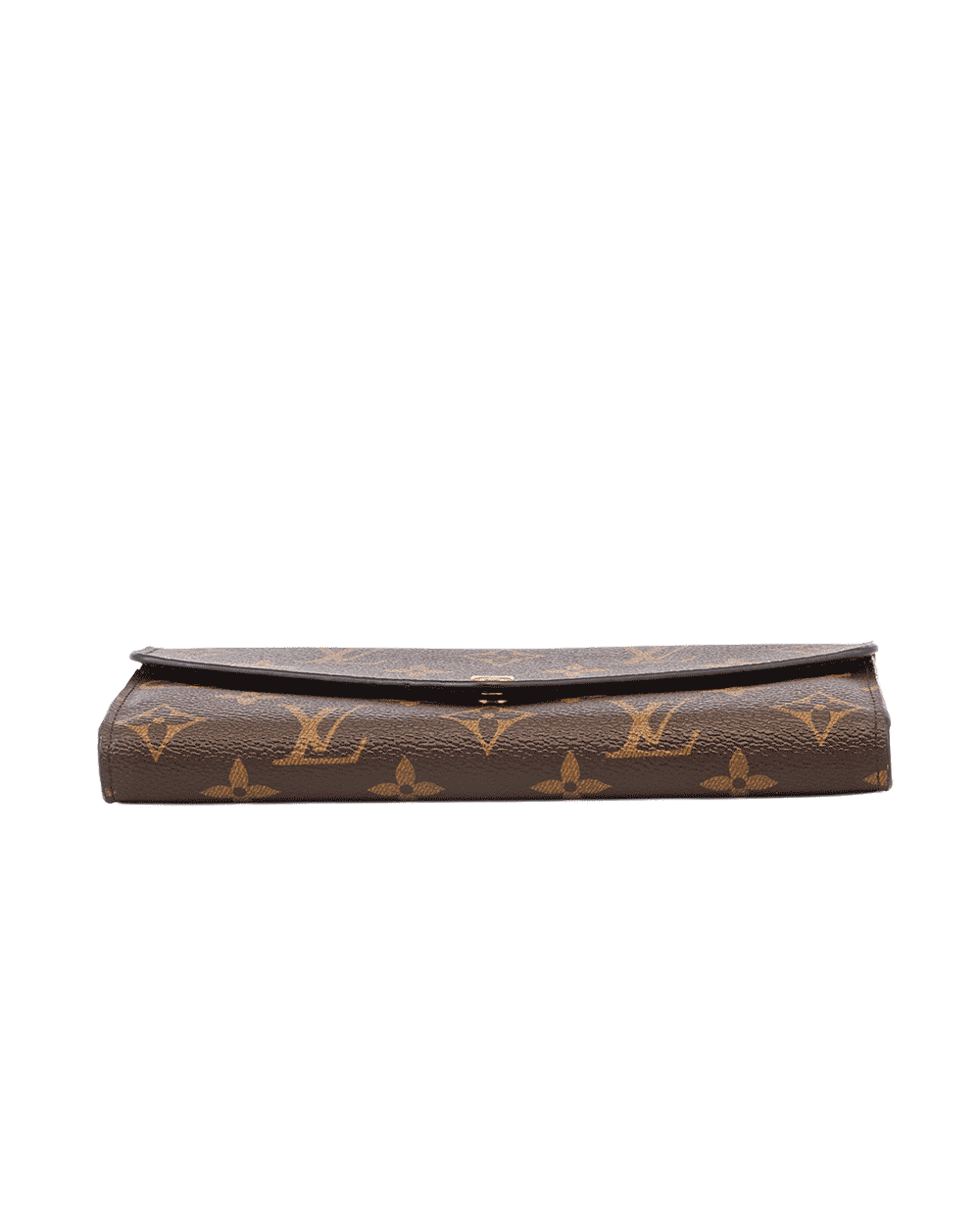 71 LV SARAH WALLET LONG BROWN MONOGRAM CANVAS GHW 0212