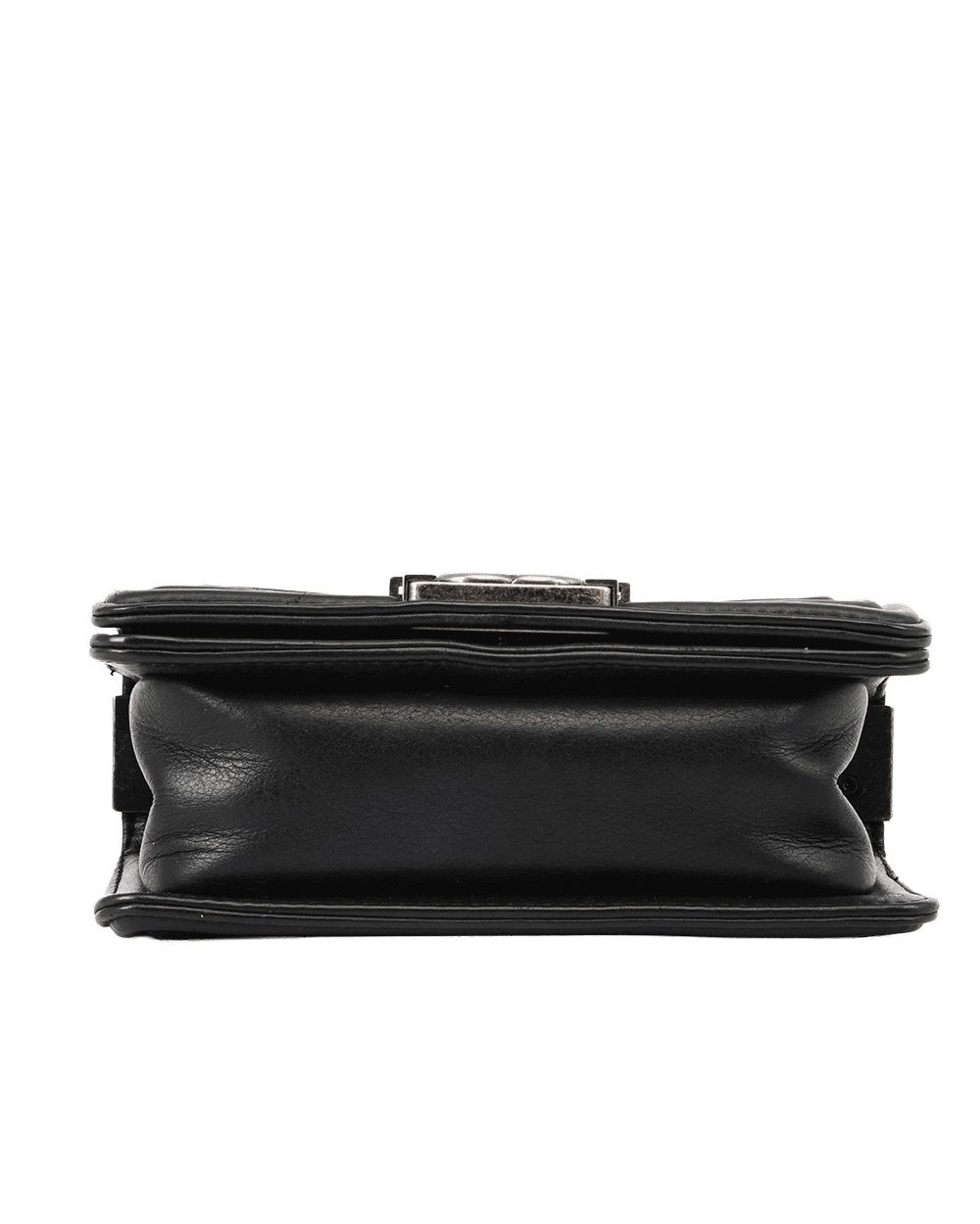 73 CHANEL BOY 8 BLACK STINGRAY CALF RSHW 20123882 0535