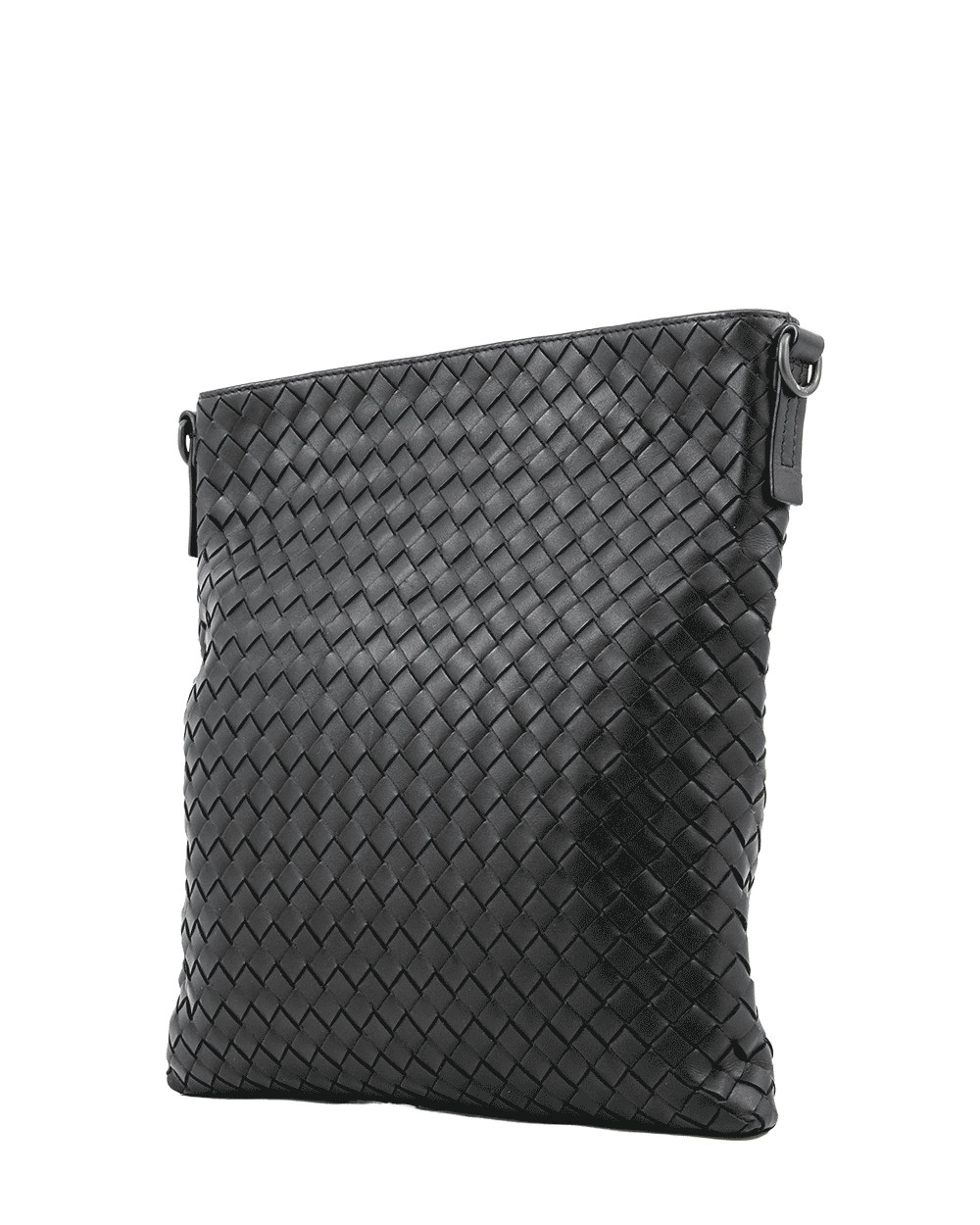 74 BOTTEGA MESSENGER BLACK CALF BHW B06538797A 0743