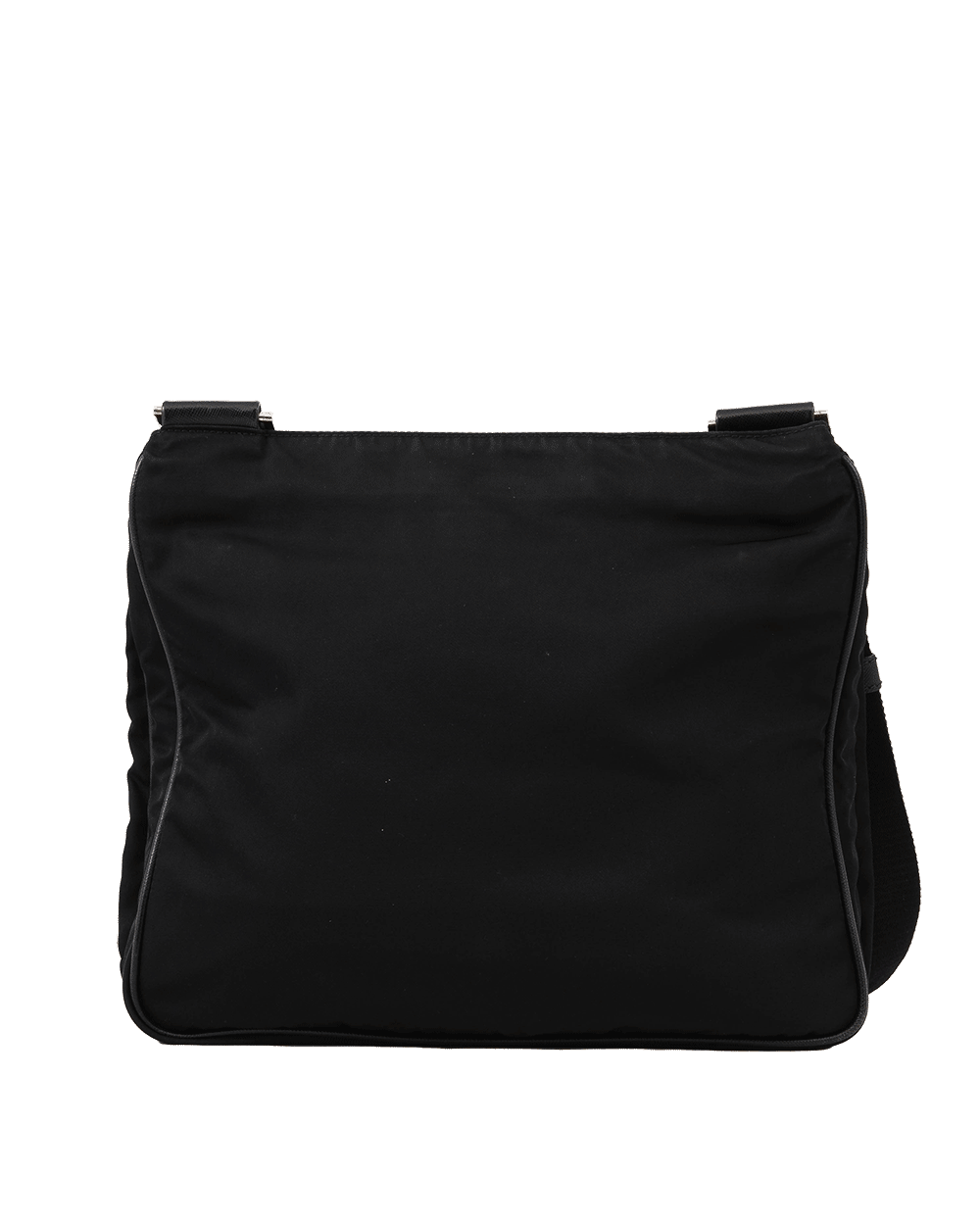 75 BOTTEGA MESSENGER BLACK CALF BHW 0421