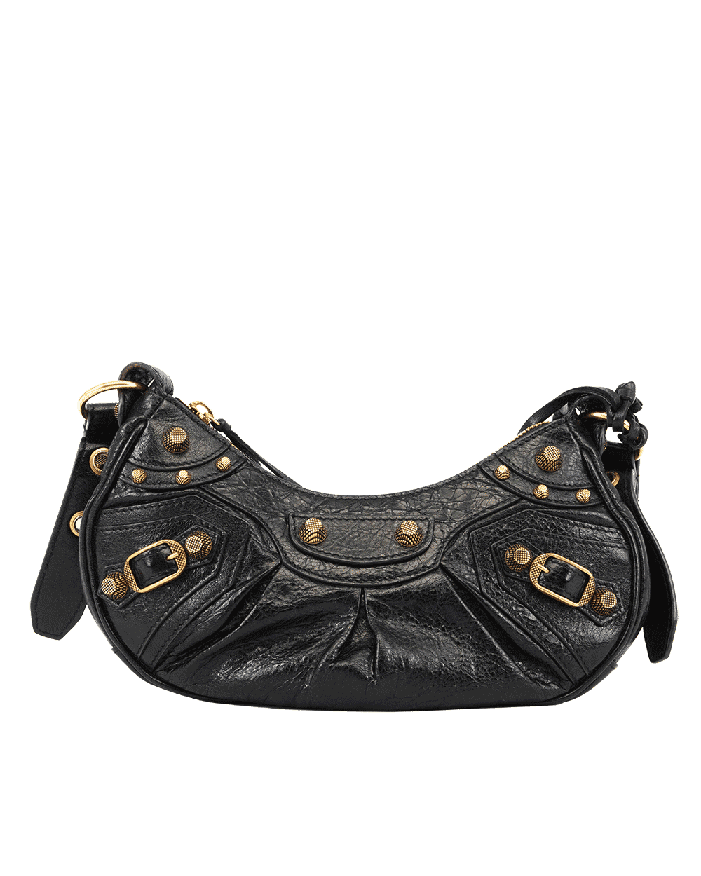 77 BALENCIAGA LE CAGOLE XS BLACK CALF GHW 671309 1000 O 535269 0446