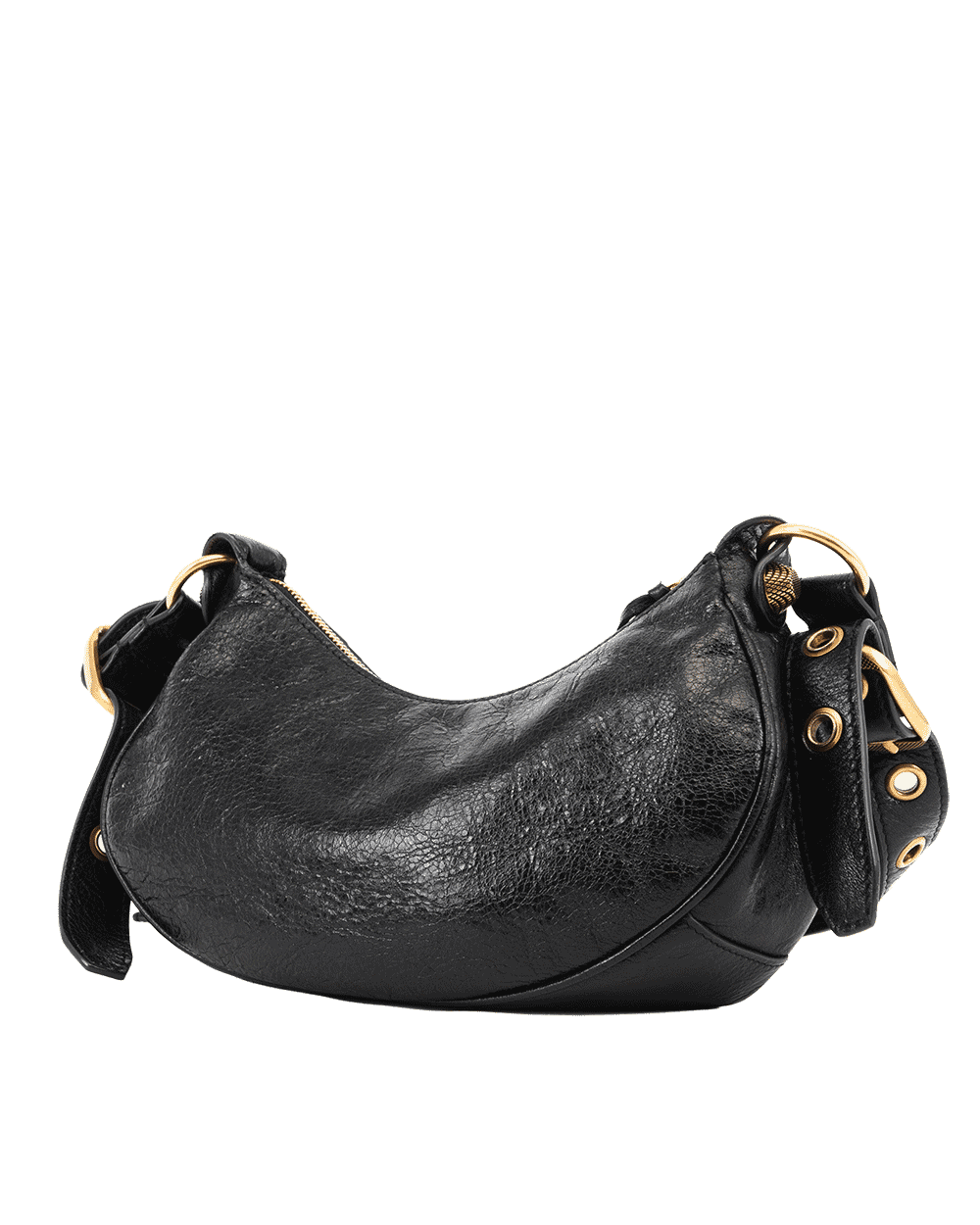 77 BALENCIAGA LE CAGOLE XS BLACK CALF GHW 671309 1000 O 535269 0448