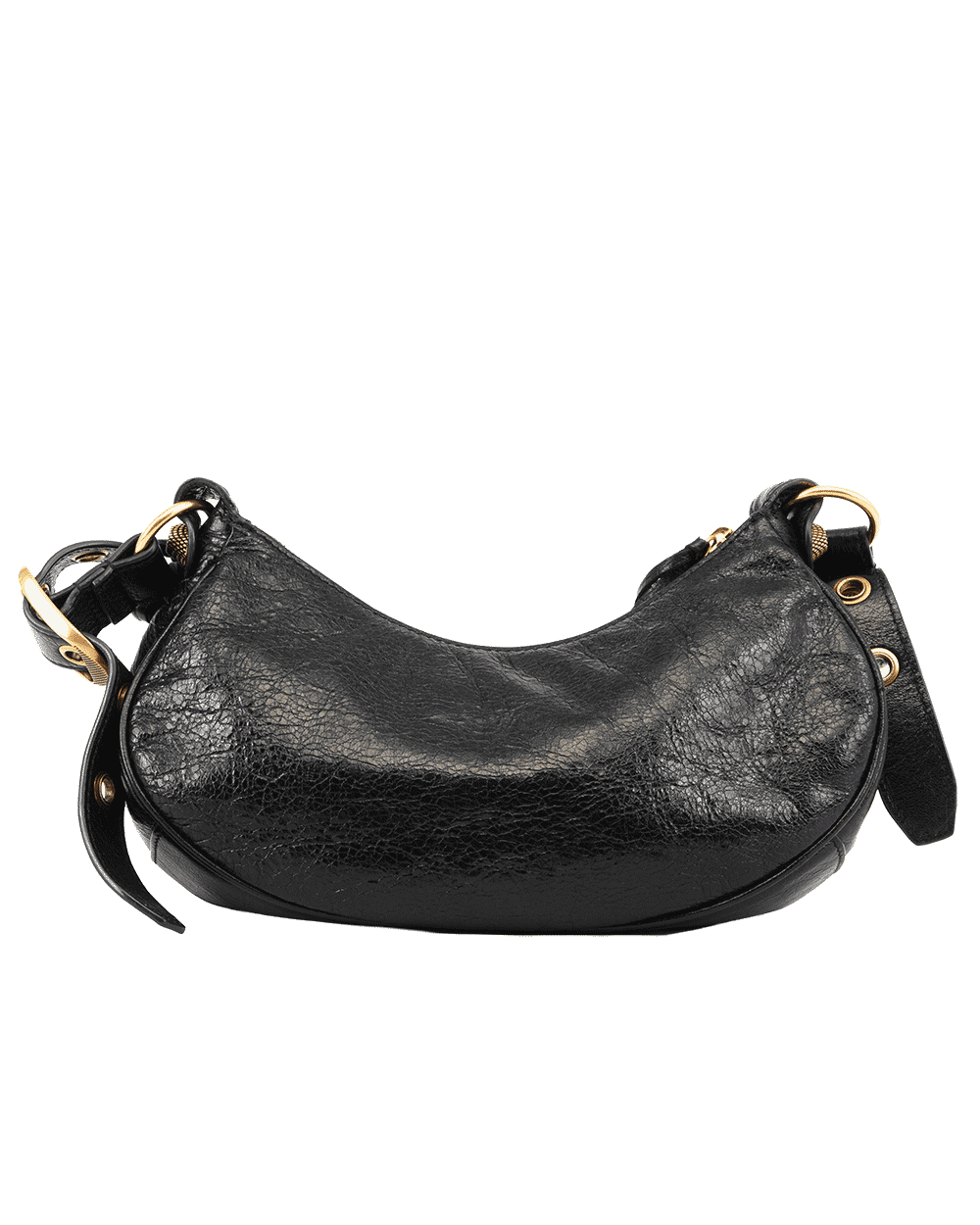 77 BALENCIAGA LE CAGOLE XS BLACK CALF GHW 671309 1000 O 535269 0449