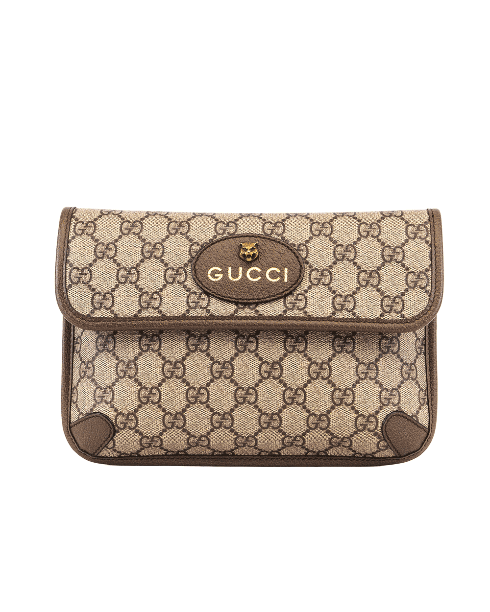 78 GUCCI NEO VINTAGE BELT BAG BROWN GG MONOGRAM CANVAS GHW 493930 493075 0020