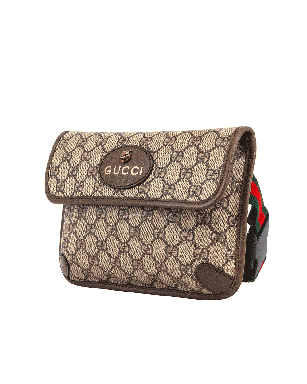 78 GUCCI NEO VINTAGE BELT BAG BROWN GG MONOGRAM CANVAS GHW 493930 493075 0021