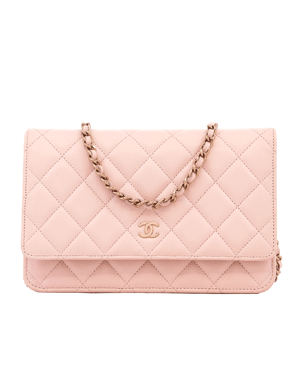 79 CHANEL WOC 7.5 BABY PINK CAVIAR GHW UULN947H 1622