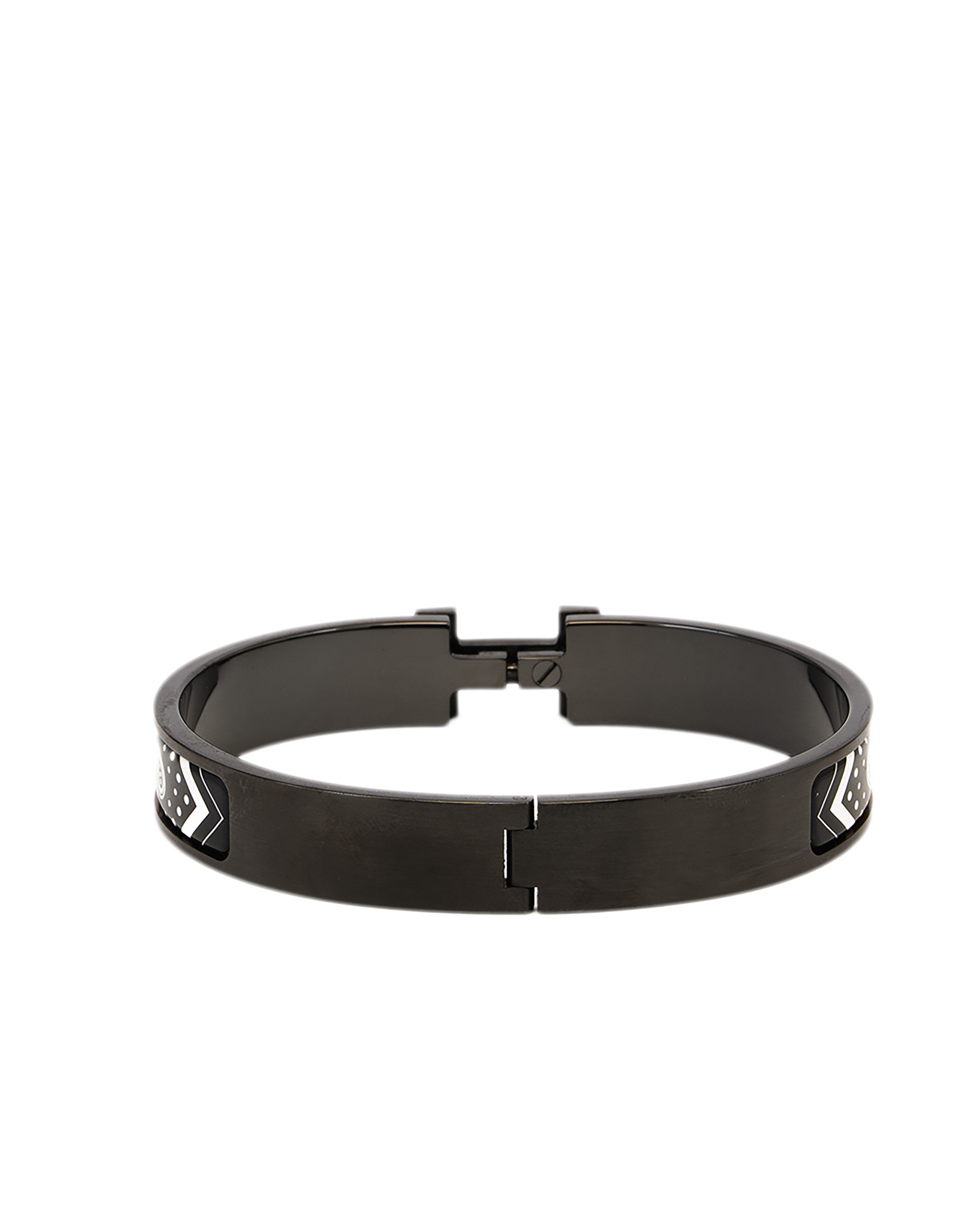 7HERMES CLIC HH CHEVAL MIRAGE BRACELET T6 SO BLACK BHW FI 02 94 1232