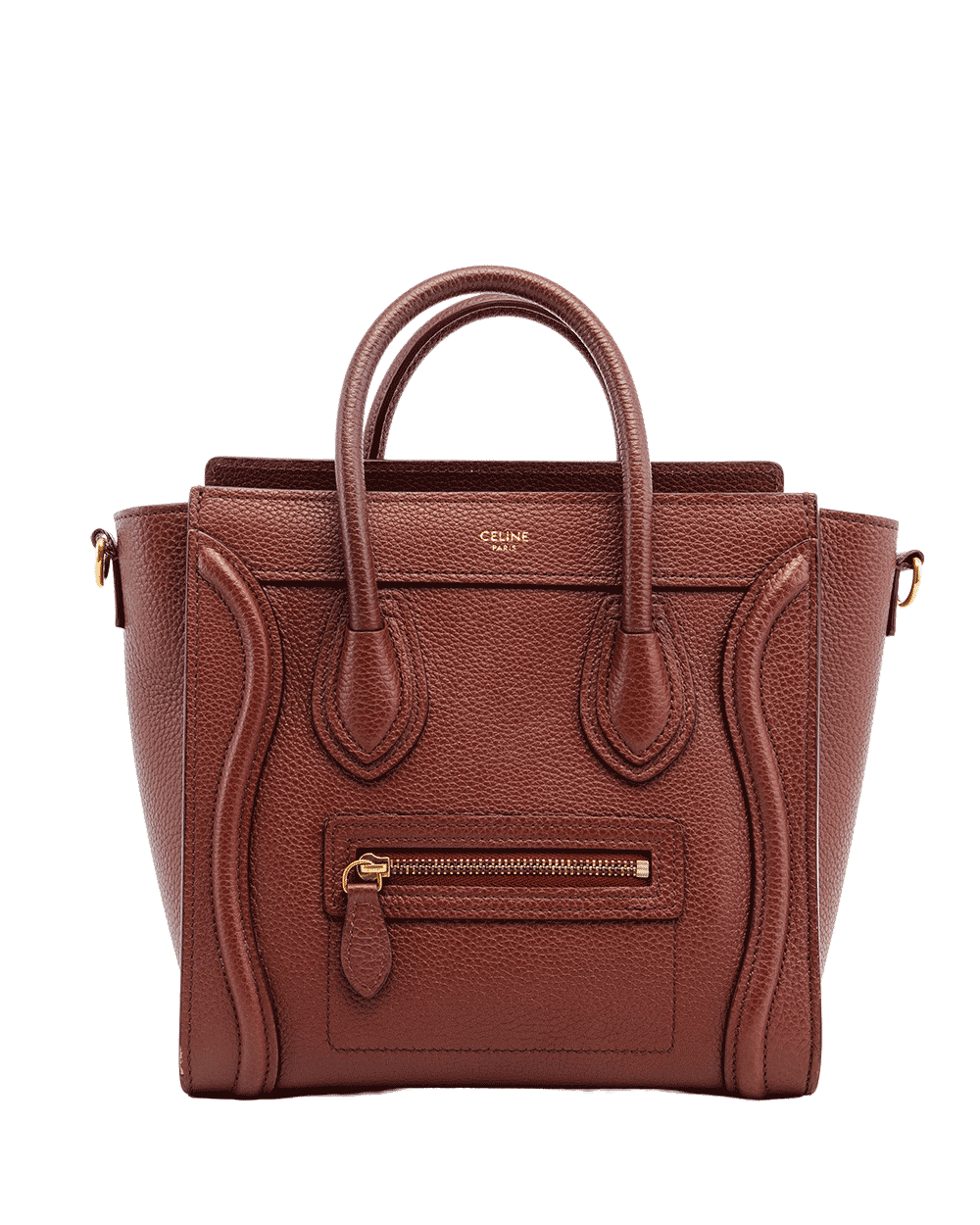8 CELINE LUGGAGE NANO RED BURGUNDY CALF GHW S AT 4119 S SL 4149 1776