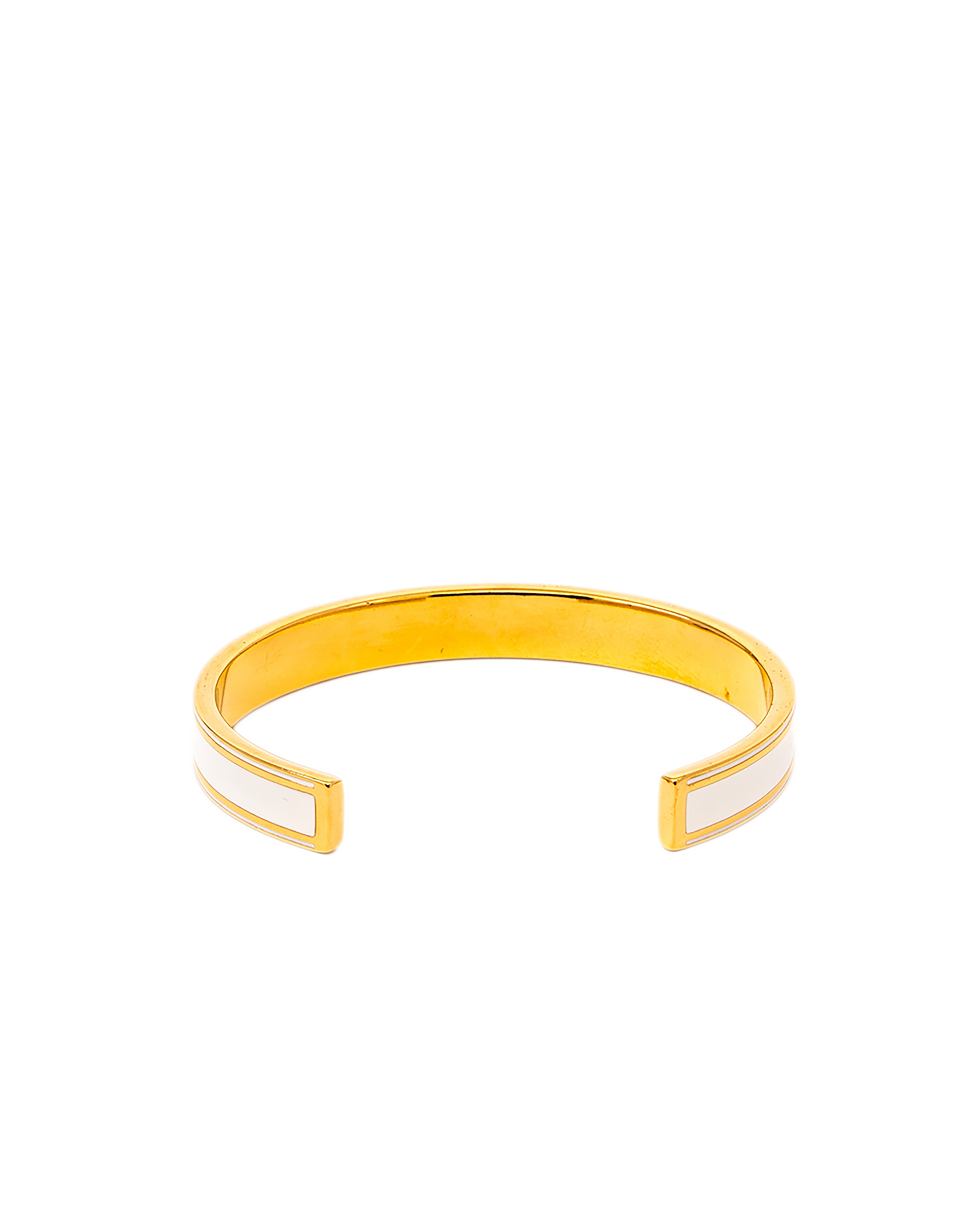 8 DIOR CODE BANGLE BRACELET WHITE GHW 1244