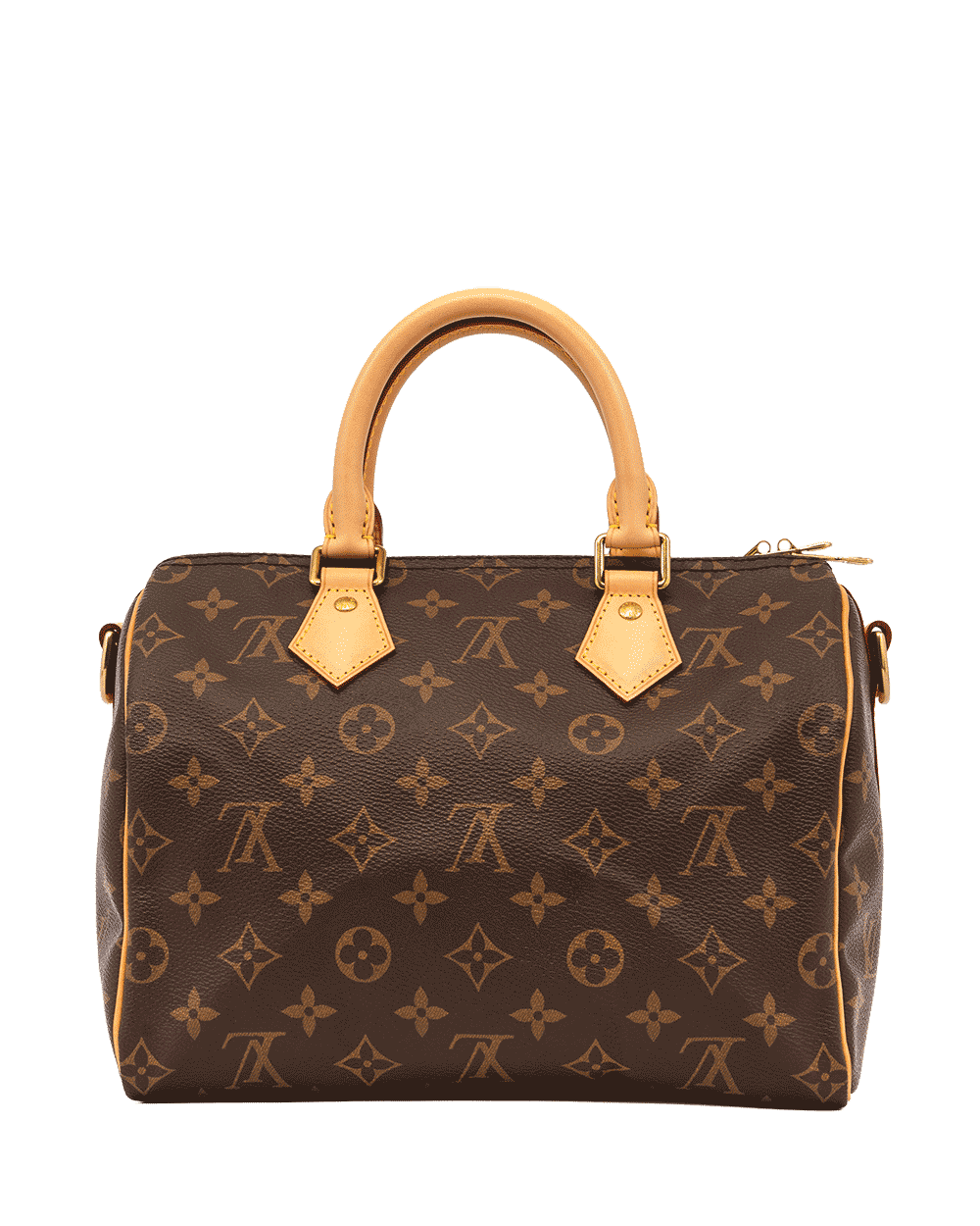 80 LV SPEEDY BAND 25 BROWN MONOGRAM CANVAS GHW MICROCHIP 1410
