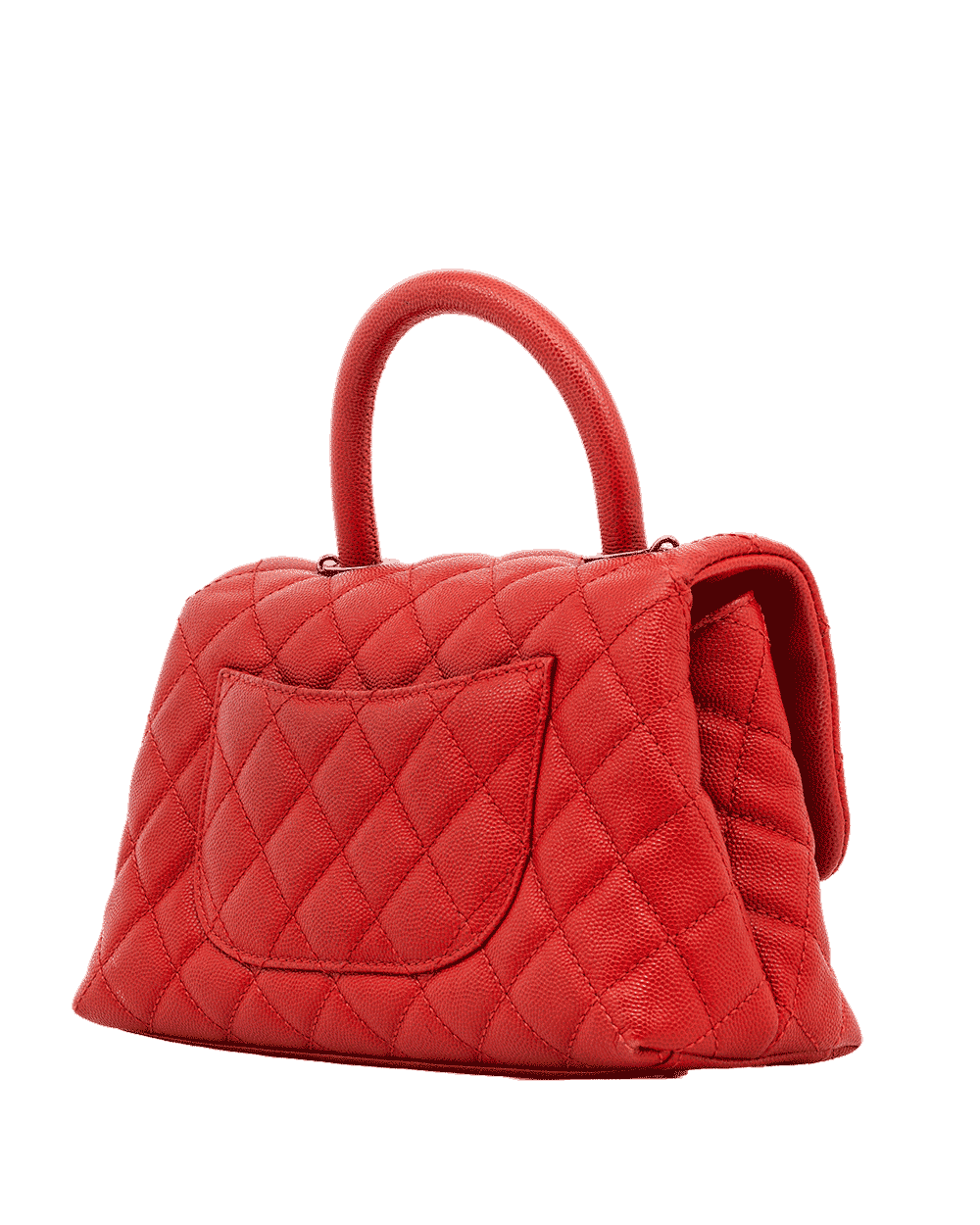 81 CHANEL COCO 9.5 RED CAVIAR SHW 23443818 1657