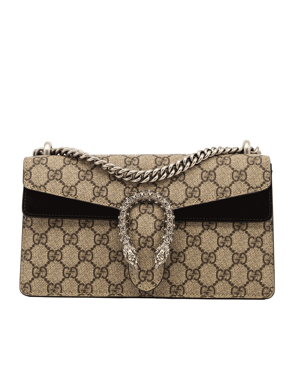 82 GUCCI DIONYSUS NEW SMALL BROWN BLACK GG MONOGRAM CANVAS RHW 499623 498879 1442