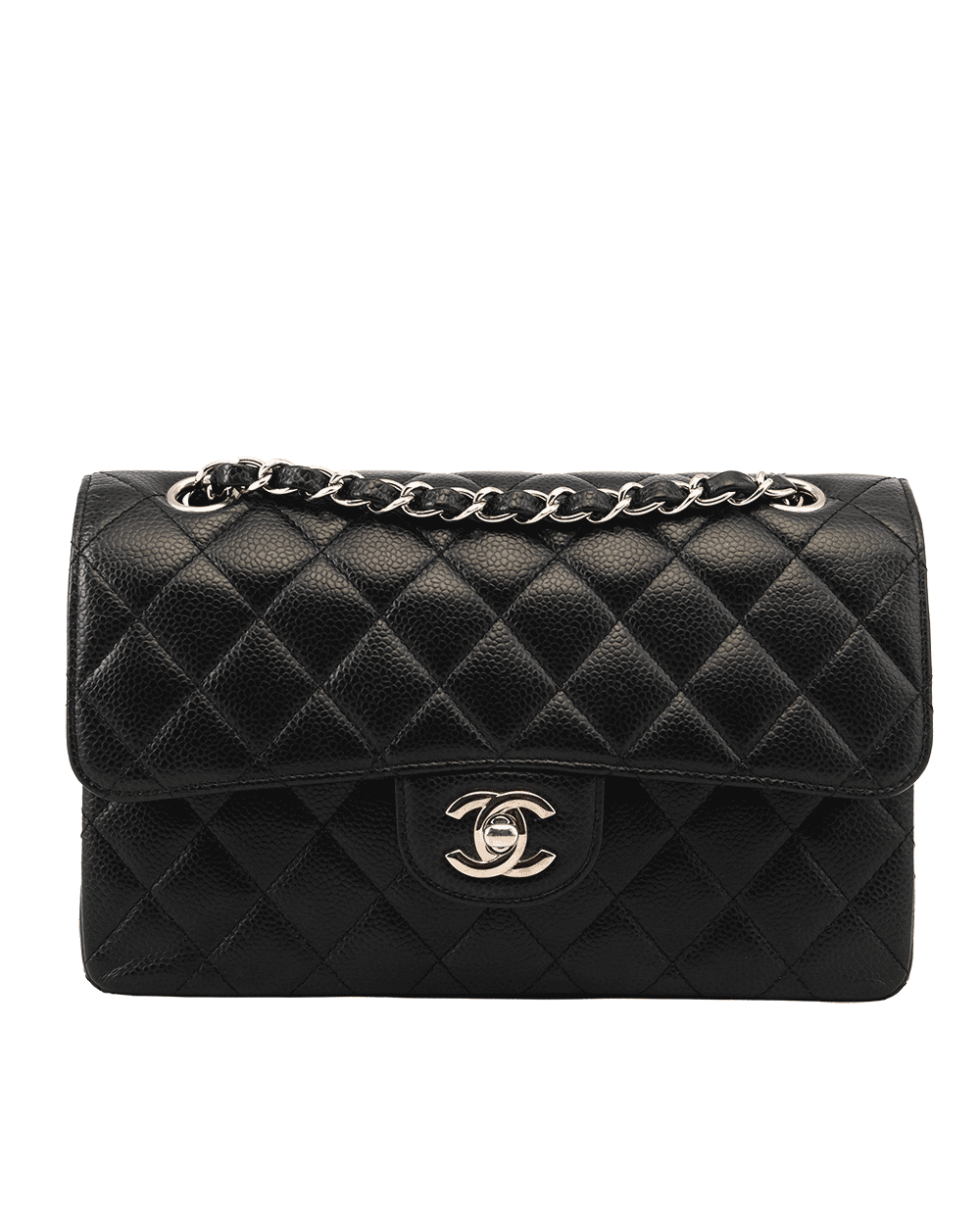 84 CHANEL CLASSIC 9 BLACK CAVIAR SHW 22112684 0832