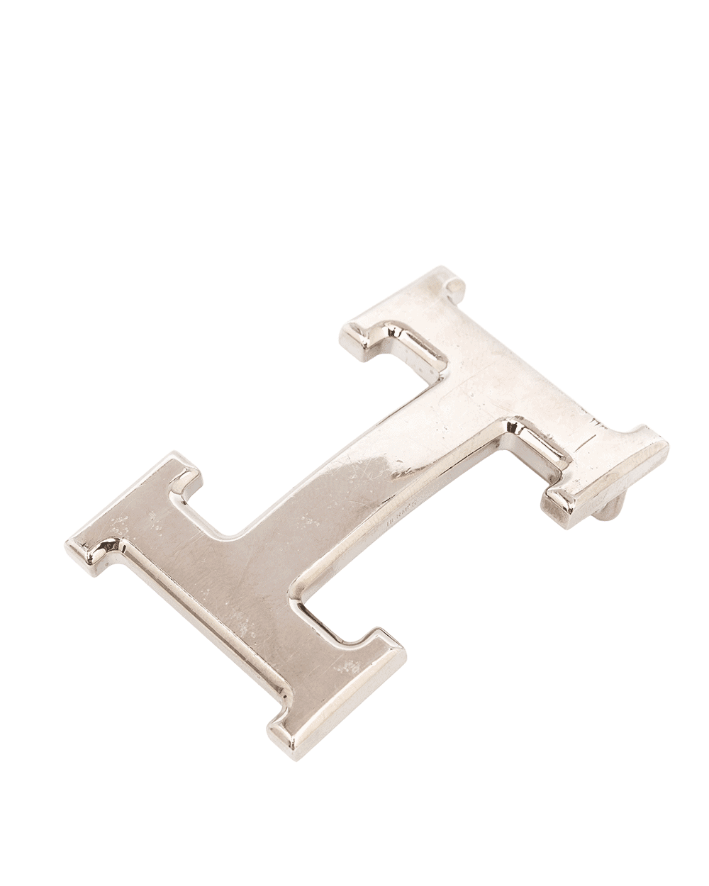 86 HERMES BUCKLE H SILVER 1696