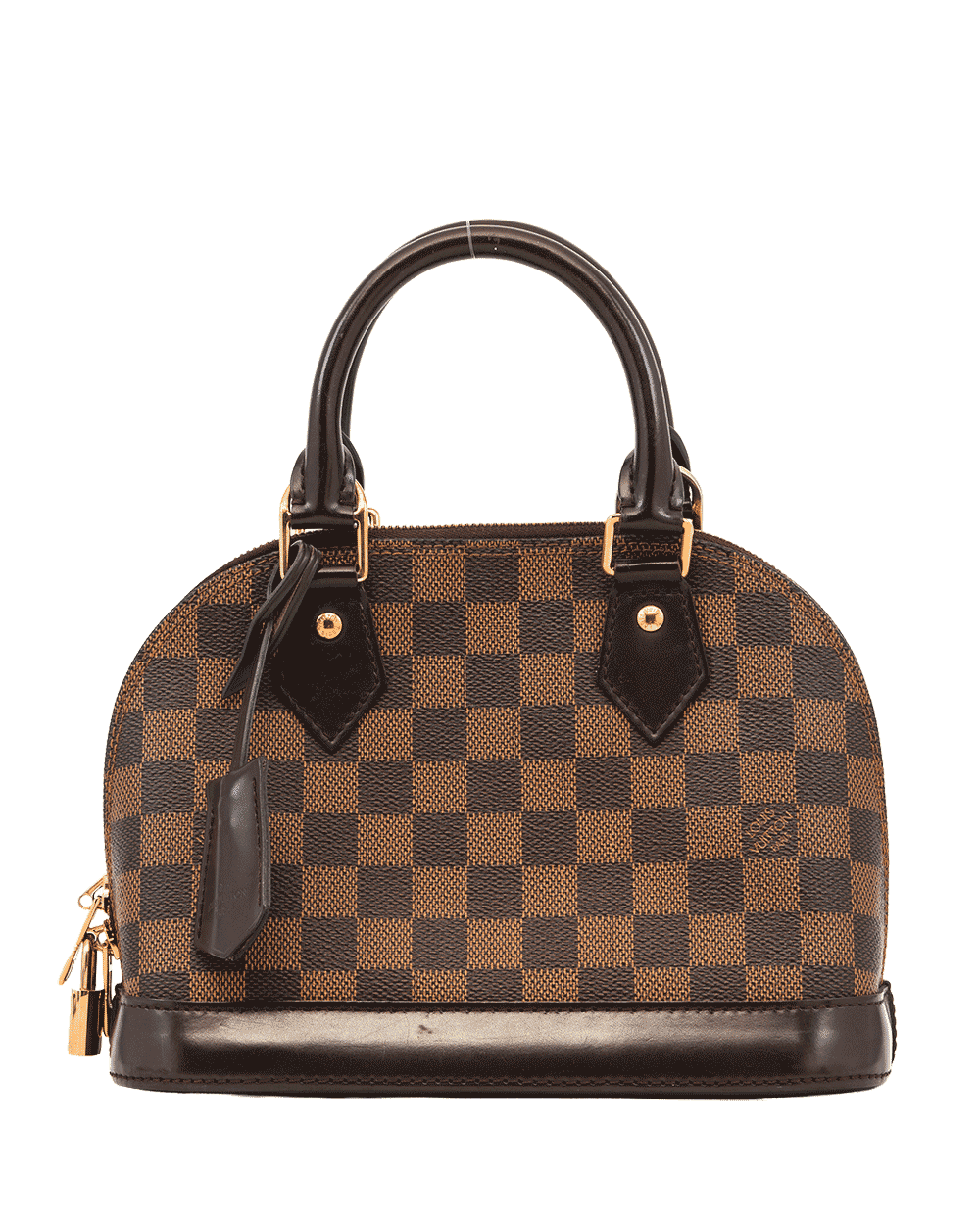 87 LV ALMA BB BROWN DAMIER CANVAS GHW AR4106 1266